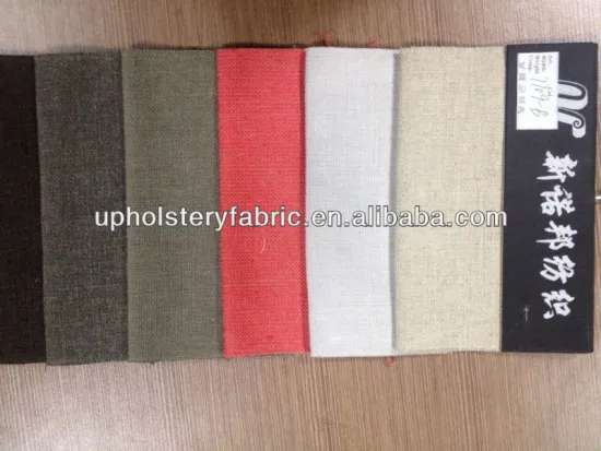 NN7709B stretch polyester linen blend sofa fabric