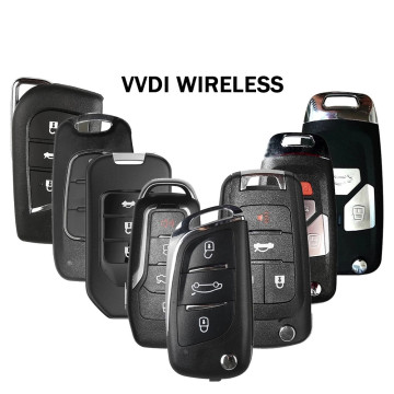 Xhorese VVDI Wireless Remote and Car Key Accessory Pack for VVDI Mini, Key Tools, and Supported Models