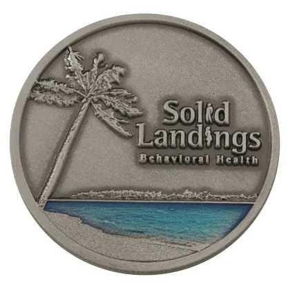 Vintage Embossed Challenge Coin