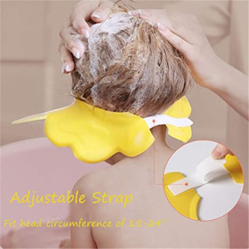 Chapeau de douche de douche bébé chapeau de bain de douche de silicone