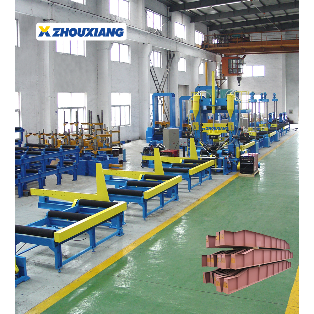 H Beam Assembly Welding Straightening Integrated Machine