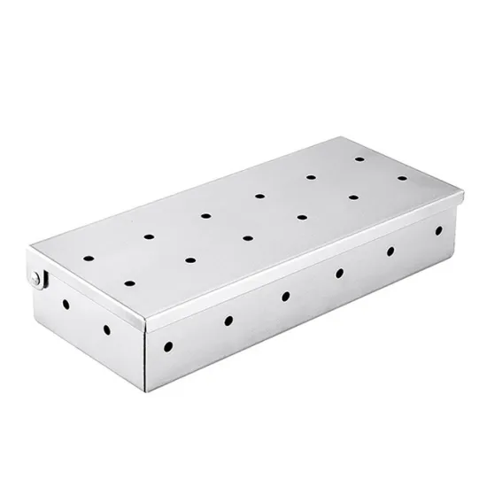 Best Selling Reusable Stainless Steel Smoker Box for Barbecue Grilling Accessories