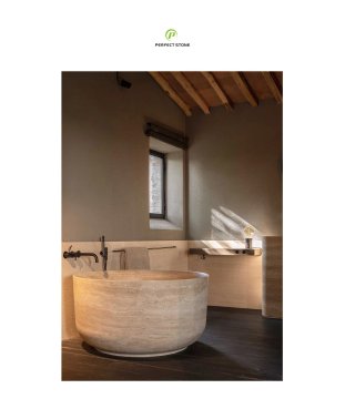 Premium Natural Travertine for Home and Commercial Spaces: Bathroom, Interior and Exterior Wall Cladding Decorative Stone