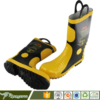 New Model Security Firefighter Safety Steel Toe Men Boots Shoes