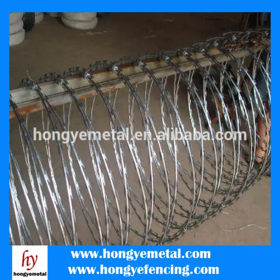 Stainless Steel Concertina Razor Wire Verified By TUV Rheinland