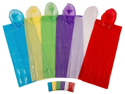 Degradation of the material PE EPI raincoat