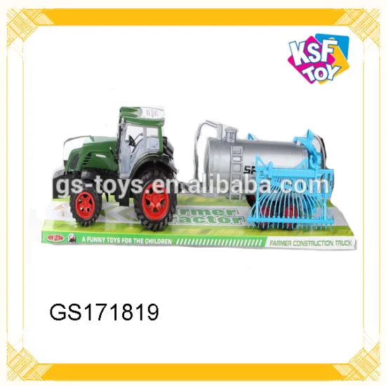Funny Plastic Friction Car Toy For Kids Farmer Car Toy
