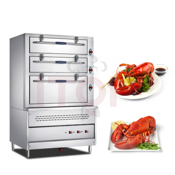 Electric Food Steamer and Cooker Oven for Rice and Seafood