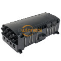 กล่องแจกจ่ายใยแก้วนำแสงที่มี 16 คอร์ Mini IP SC/APC pre-connectors สีดำ