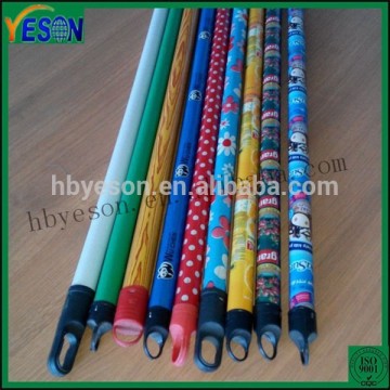 Painted Metal Handles/plastic coated metal broom handle