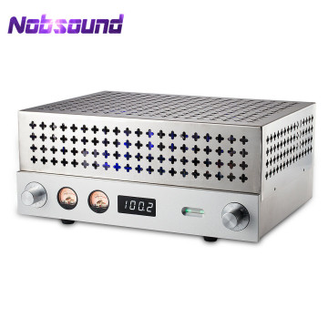 Nobsound Superheterodyne Vintage Vacuum Tube FM Radio Receiver Stereo With Amplifier Finished Amp