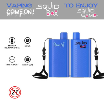 RandM Squid Box 5200 Puff Disposable Device Wholesale