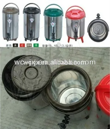 8L New style stainless steel double layers thermos buckets for sale