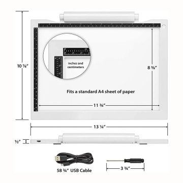 Suron Drawing Board Light Box Tracing Pad