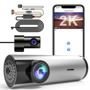 2K Metal Dashcam com Wi -Fi e sensor de colisão