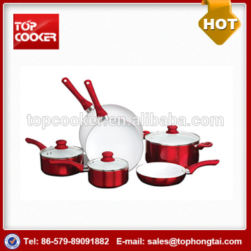 Aluminum Metallic Painting Cookware Set