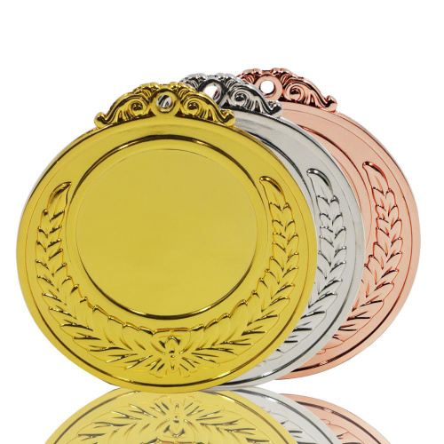 Alloy Insert Gold Silver Copper Award Blank Medal