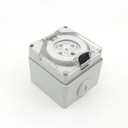 IP66 Waterproof Round Pin Industrial Outdoor socket