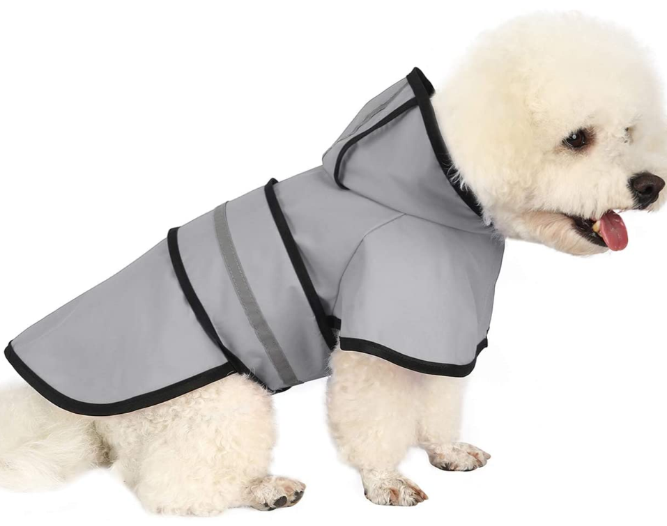 Hooded Pet Dog Raincoat