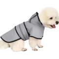 Impermeable de perro de mascotas con capucha