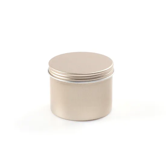 4Oz color Aluminum tin for candle jars