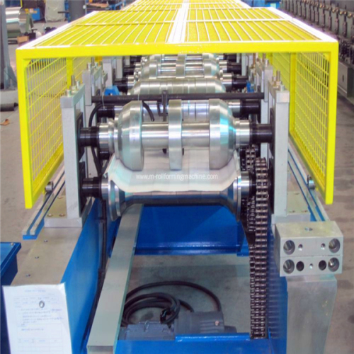 Steel wall plate rolling forming machine