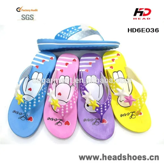 Popular women fancy flip flops slipprs