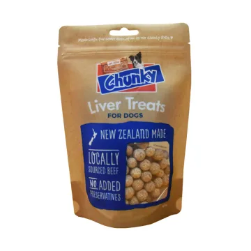 Sustain Compostable Pets Food Matte Brown Packaging Pouches