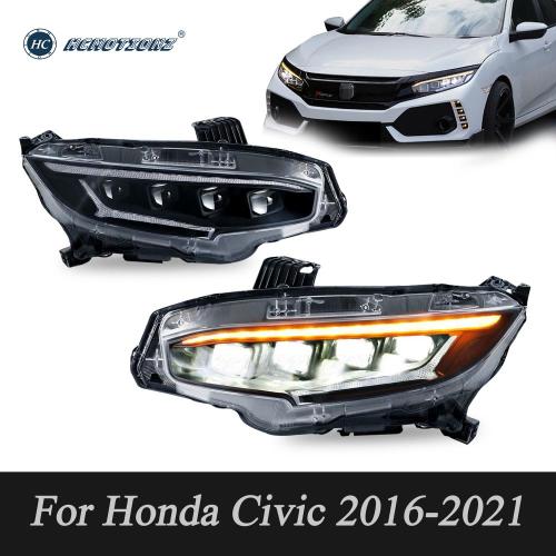 HCMOTIONZ LED Headlight For Honda Civic 2016-2021