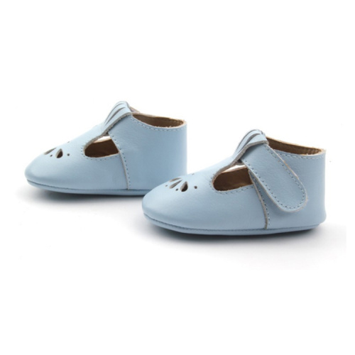 Venda por atacado couro baby mary jane sapatos