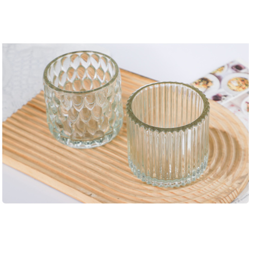 Se pueden personalizar varios estilos de tazas de velas de vidrio