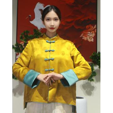 Tops amarillos brillantes para mujeres