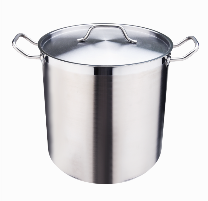 Professional 18-8 stockpot with cover stainless steel