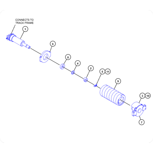 Excavator 340 Support 4963001/496-3001