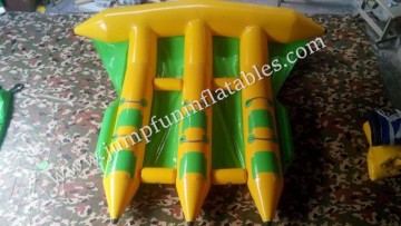 6 seat Inflatable Flyfish Banana by 0.9mm thick PVC