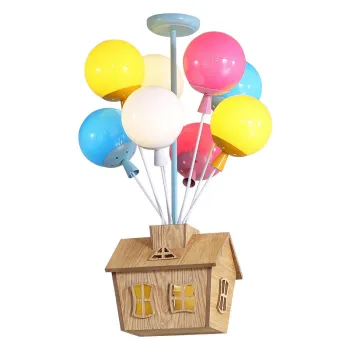 Colorful Balloon Chandelier: A Fun and Stylish Addition to Your Child's Bedroom
