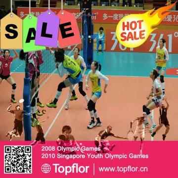 Indoor removable volleyball court pvc flooring rolls sports flooring prices