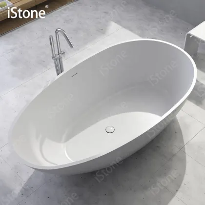 iStone Solid Surface Freestanding Bathtub - Classic Design WD6553
