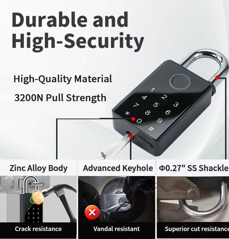 smart padlock with app