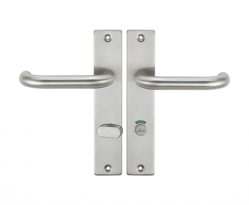 Solid Roundness Stainless Steel Door handle on plate