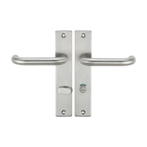 Solid Roundness Stainless Steel Door handle on plate