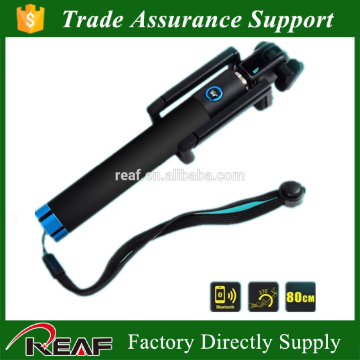 2015 Best selling product extendable wireless monopod, handheld bluetooth wireless selfie rod