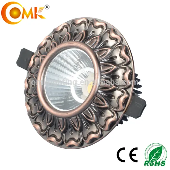 classic COB led Downlight 5W/7W/10W/12W with antique brass
