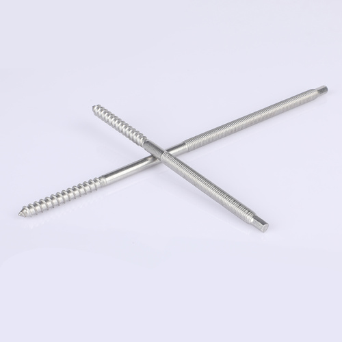 Kaba iplik paslanmaz çelik çift iplik cıvataları