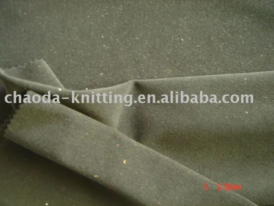 Knitting:corduroy for leisure garments