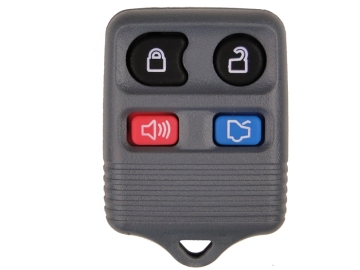 Grey Ford Keyless Entry Remote Car Key Fob Housing with Four Buttons