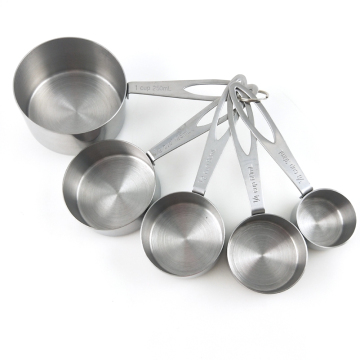 Stainless Steel Measuring Cups Set - Kitchen and Baking Tools (5pcs)