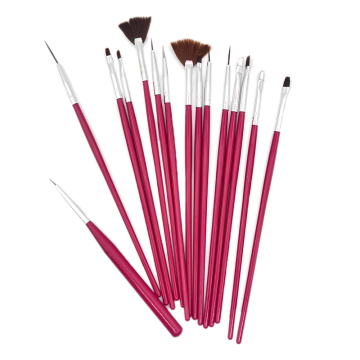 Wholesale 15 Pcs Manicure DIY Nail Art Kit with Gel Pens and Brushes