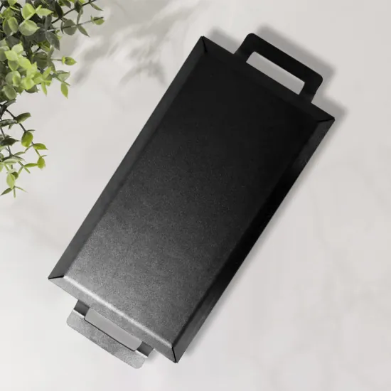 Customized Carbon Steel Rectangular Pizza Baking Tray for Oven Cooking