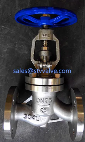 A351 CK20 Globe Valve,Dn25 ,Flange End